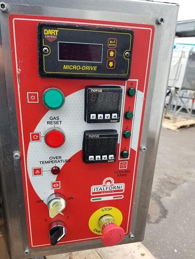Used ITALFORNI Pesaro Model TSC Stone Conveyor Pizza Bakery Oven Natural Gas