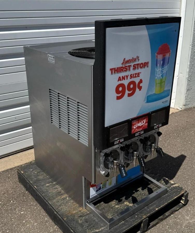 Used 3 Flavor ICEE FROZEN BEVERAGE and SLUSHY DISPENSER