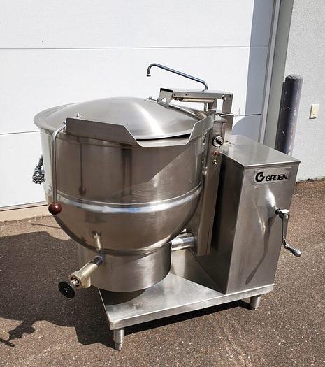 Used GROEN DH-40 Natural Gas Jacketed Steam Kettle