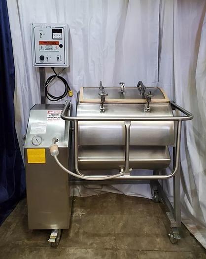 Used DANIELS DVTS-200 Meat Vacuum Tumbler Marinator 200 LB