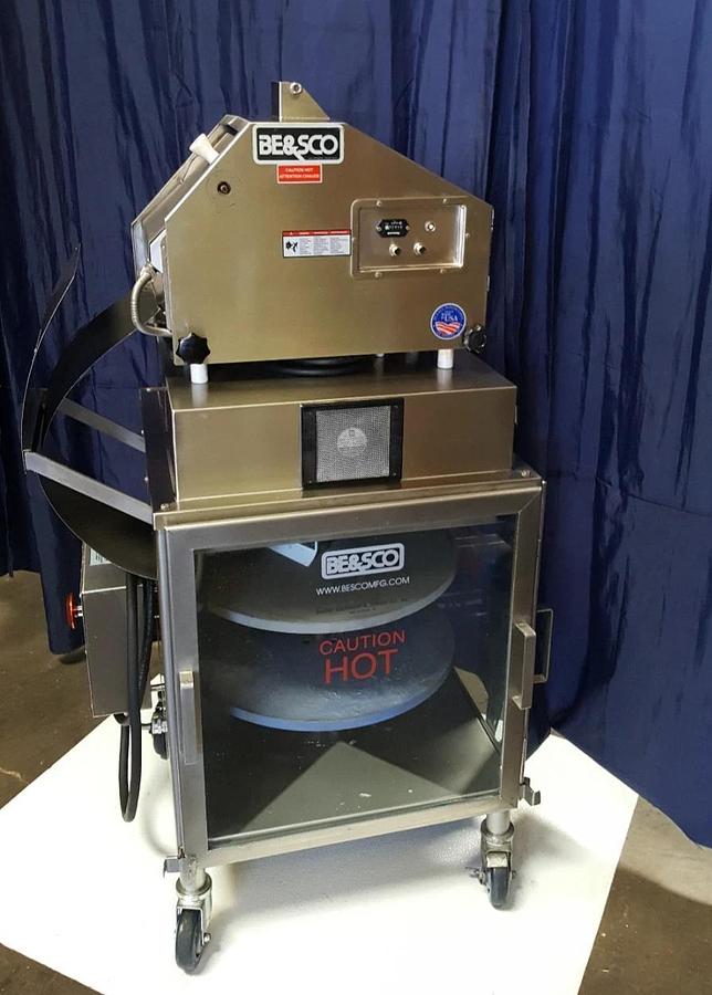 Used BE&SCO Beta 450 Electric Tortilla Press & Oven Combo besco